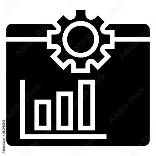 analytical application vector  icon