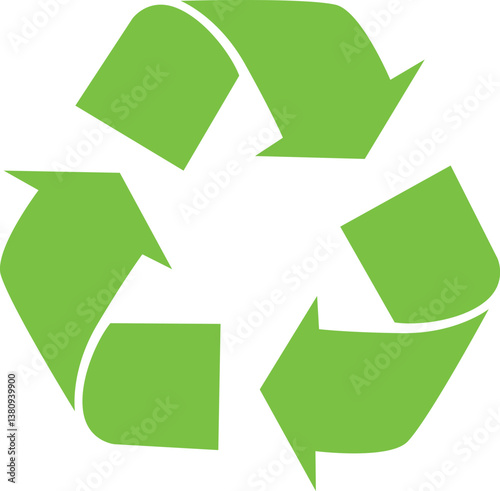 green recycle symbol