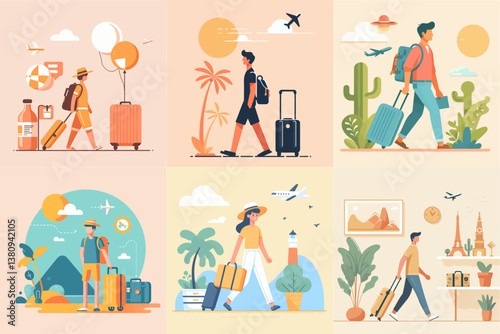 someone goes on holiday