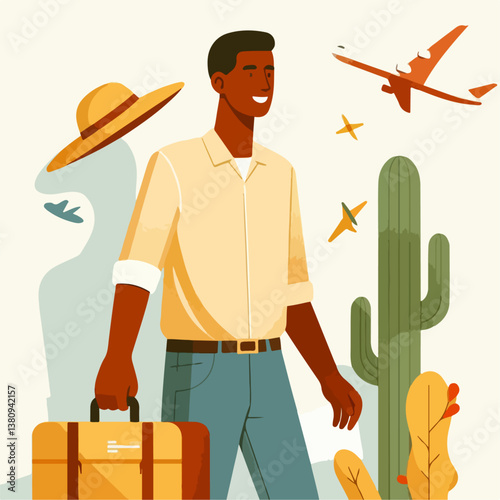 someone goes on holiday