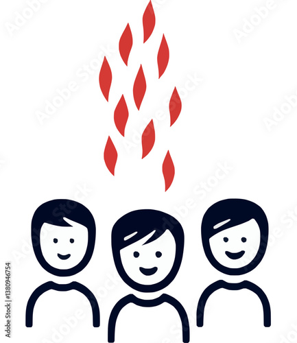 Happy Group of Friends in a Supportive Community