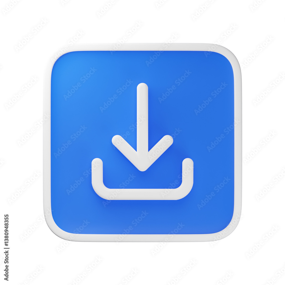 3d download icon 3d download icon