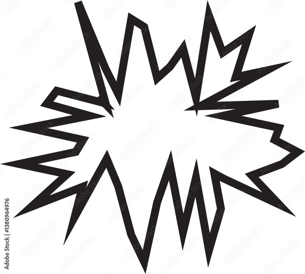 Comic cracks Explosion icon bomb blast graphics, nuclear explosion symbols blast effects Comic cracks Explosion icon bomb blast graphics, nuclear explosion symbols blast effects