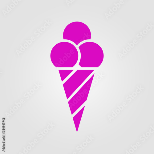 Beach Ice Cream trendy artwork stunning abstract vector illustration colorful valuable design