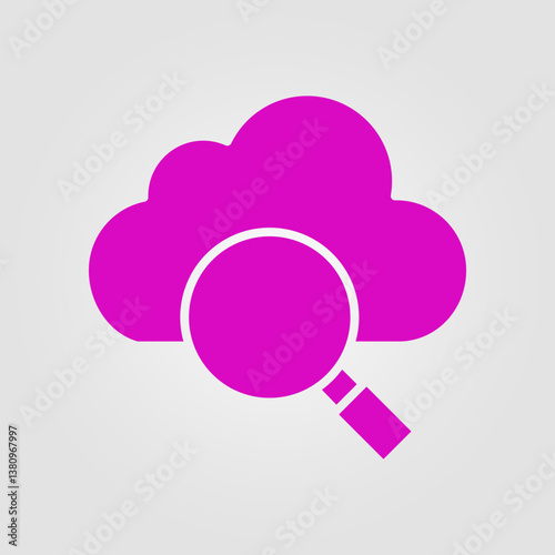 Cloud Search trendy artwork stunning abstract vector illustration colorful valuable design