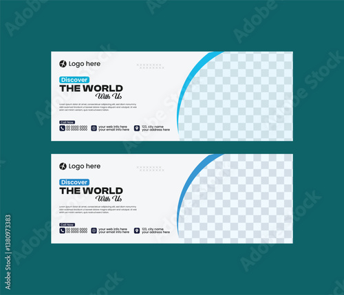 Travel agency facebook banner design