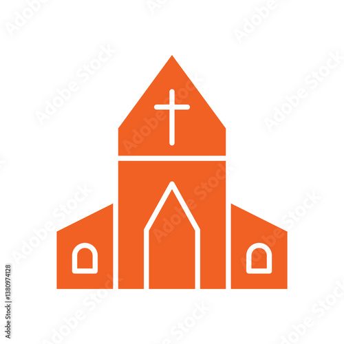 Church trendy artwork stunning abstract vector illustration colorful valuable design