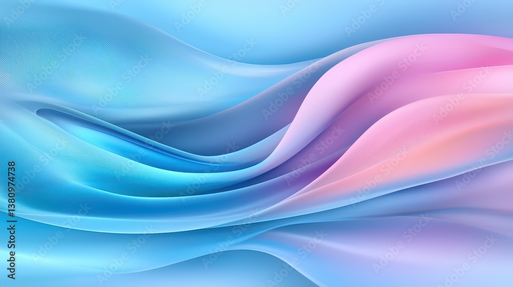 Fototapeta premium Smooth and seamless abstract background, polished elegant design for modern visual projects