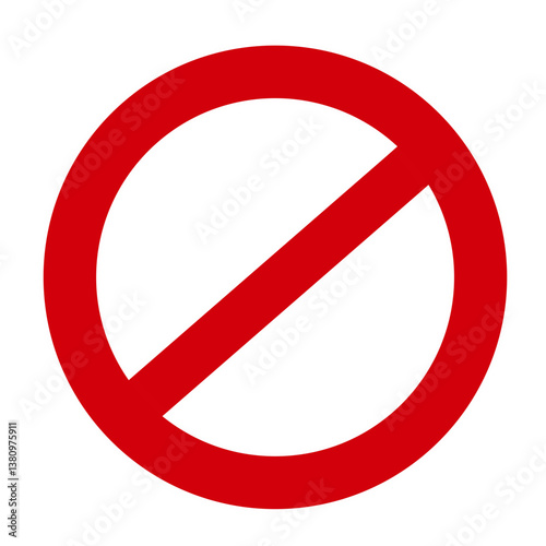 Free Download Glowing Red Forbidden Sign, Not Allowed Symbol - GFXLoad