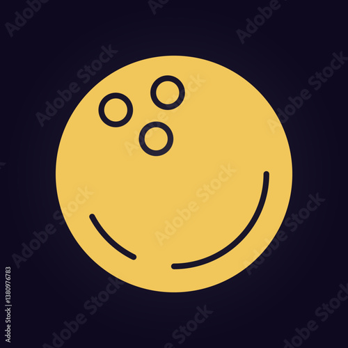 Ball Bowling trendy artwork charming abstract vector illustration colorful valuable design