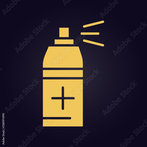 Cleaning spray trendy artwork charming abstract vector illustration colorful valuable design