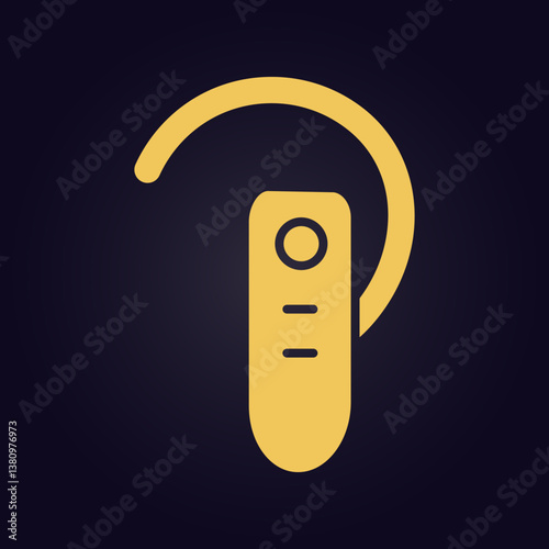 Headset trendy artwork charming abstract vector illustration colorful valuable design