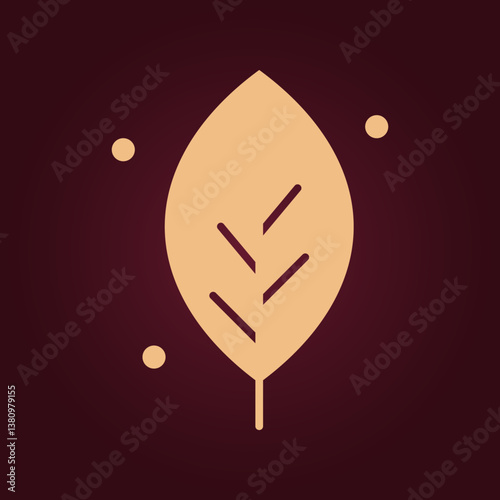 Ecology Leaf trendy artwork good abstract vector illustration colorful valuable design