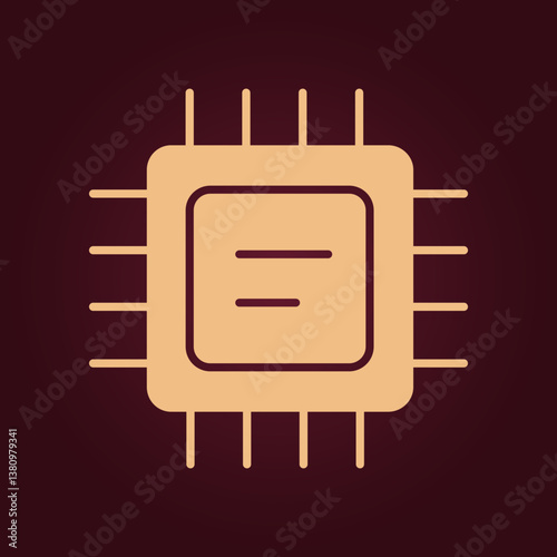 Processor trendy artwork good abstract vector illustration colorful valuable design