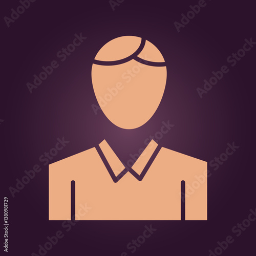 Human trendy artwork elegant abstract vector illustration colorful valuable design