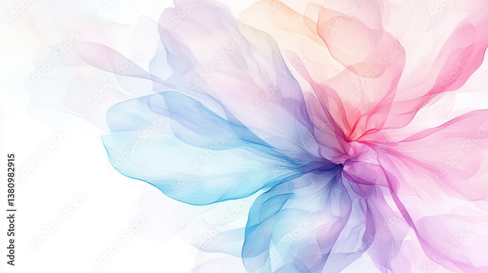 Obraz premium Colorful smoke abstract background, vibrant and dynamic design for digital art wallpaper