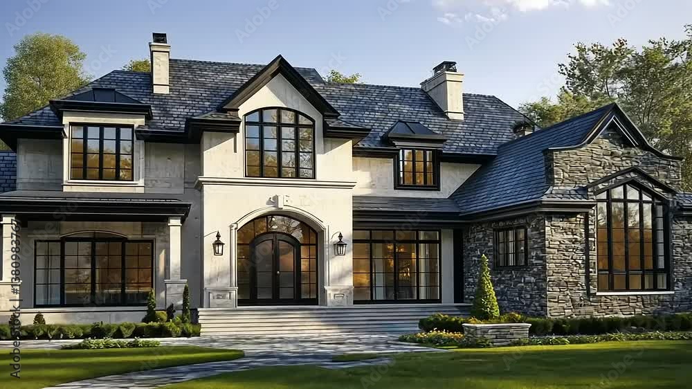 Luxury French Countryside Mansion Architectural Design