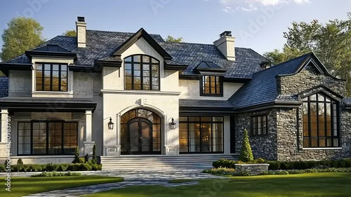 Luxury French Countryside Mansion Architectural Design