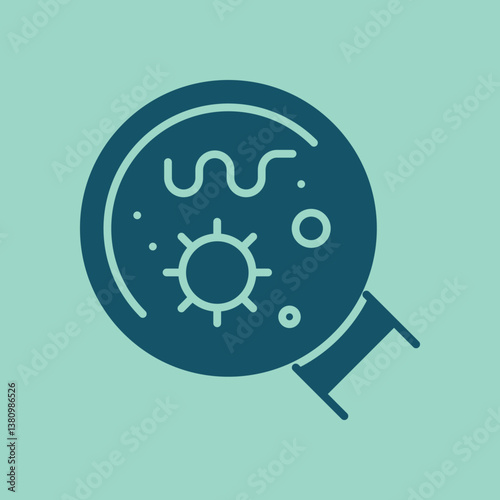 Germs Laboratory trendy artwork useful abstract vector illustration colorful valuable design
