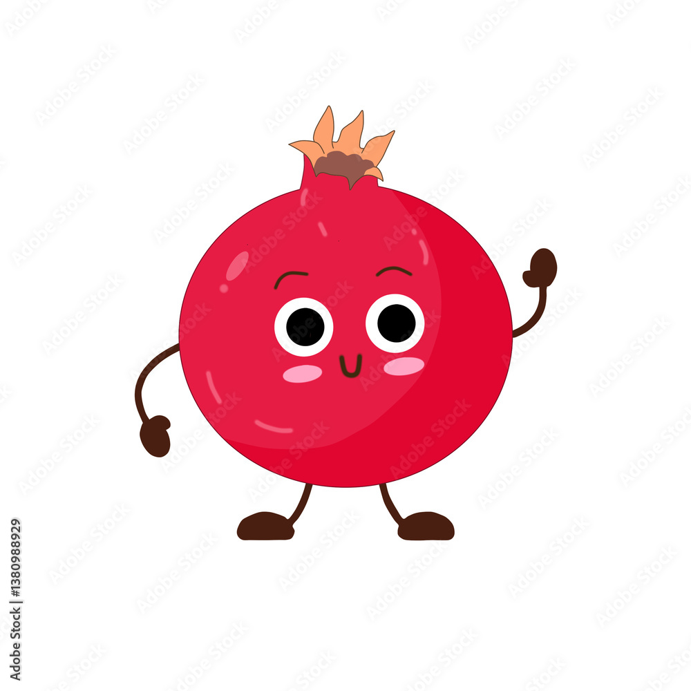 Obraz premium fruit cartoon