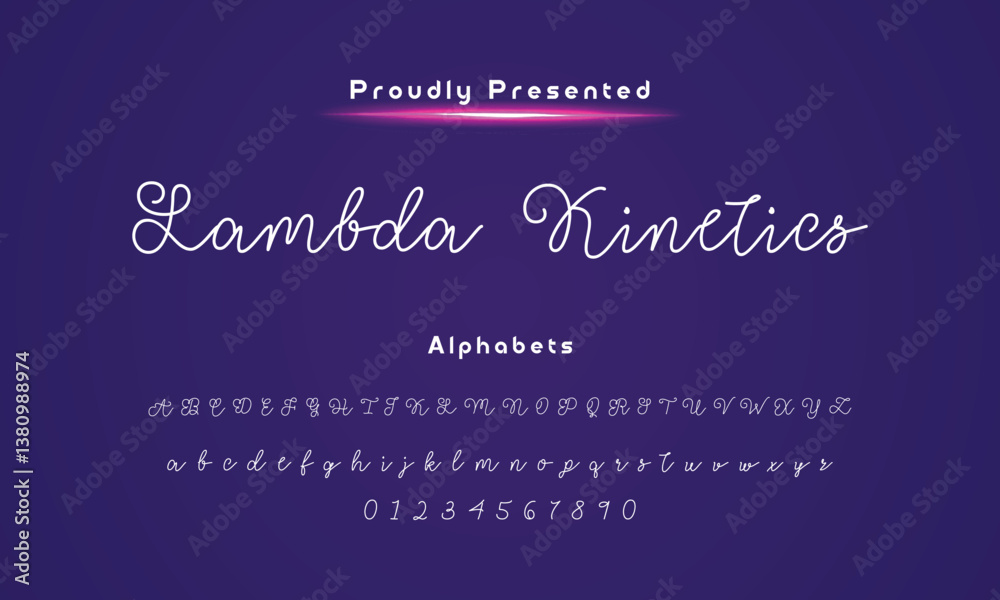 calligraphy script. Vector alphabet calligraphy script. Vector alphabet