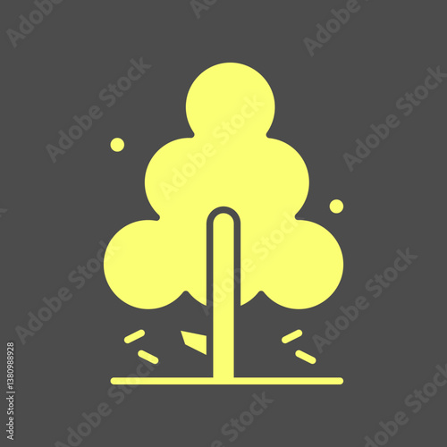 Spring Tree trendy artwork perfect abstract vector illustration colorful valuable design