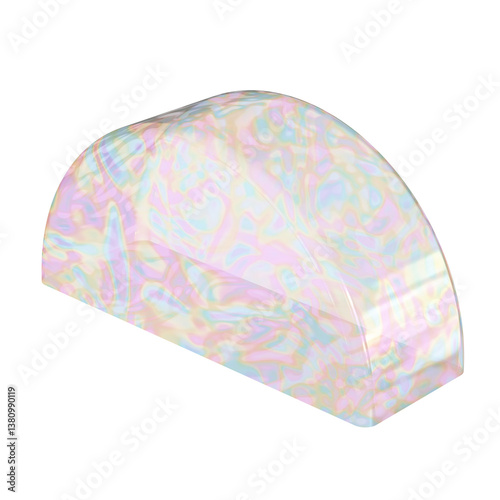 Translucent Iridescent Acrylic Object