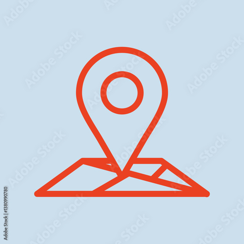 GPS Map trendy artwork applicable abstract vector illustration colorful valuable design