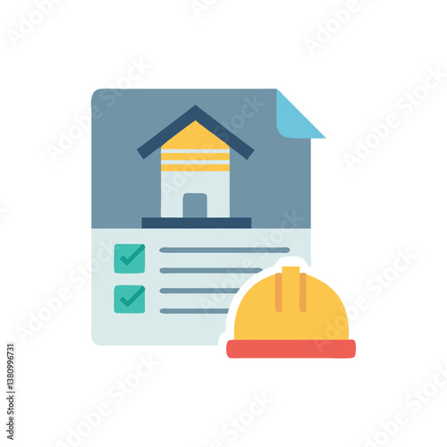  Building Permit Icon for Project Authorization