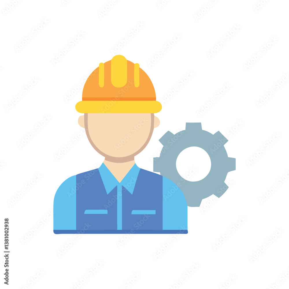 Dynamic Construction Management Icon Design Dynamic Construction Management Icon Design