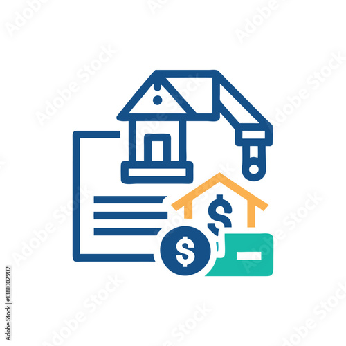  Creative Construction Loan Icon for Designers