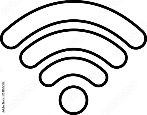 Wifi wireless internet icon for apps