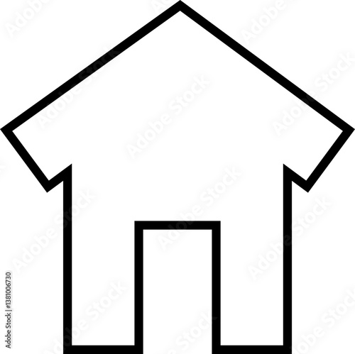 home page button icon sign vector use in mobile apps or website