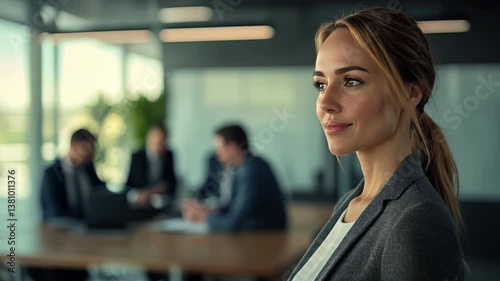 business woman in office