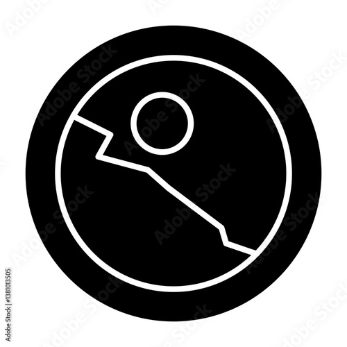 Falling Rocks Icon