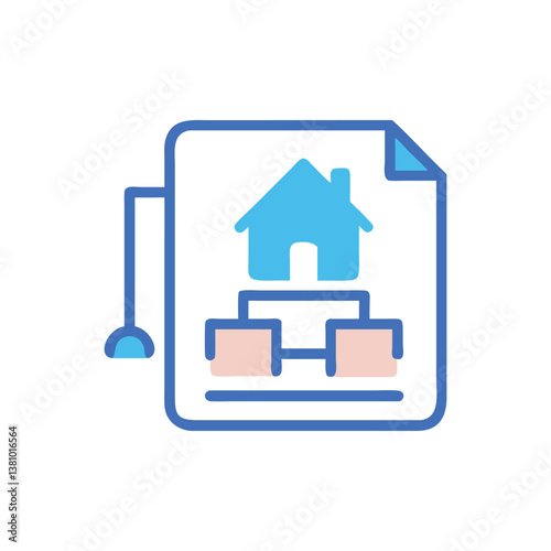  Housing Development Plan Icon for Resource Allocation