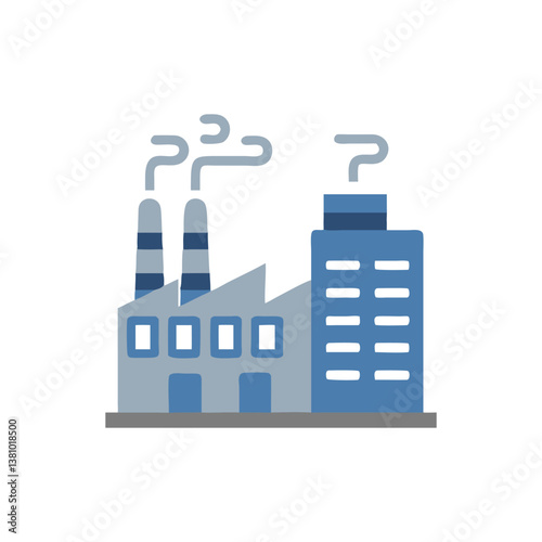 Wallpaper Mural  Icon of Industrial Construction Site Torontodigital.ca