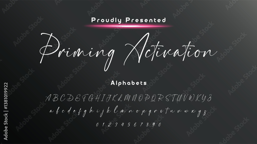 Hand drawn vector alphabet. Modern monoline signature script font. Elegant Signature Font. Best Alphabet Beautiful Calligraphy Signature Font