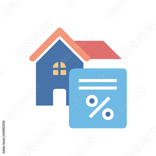  Mortgage Icon for Loan Management