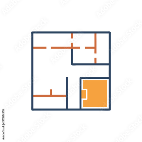  Open Floor Plan Icon for Interior Design