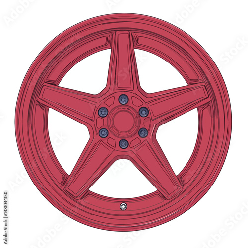 Red rims