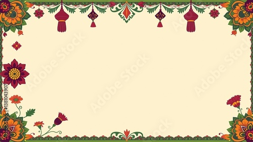 Hispanic Heritage: Cultural Tapestry Background Design