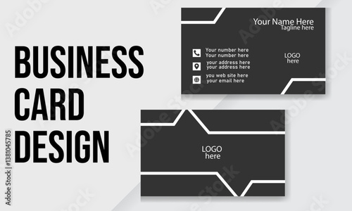 Business Card Design. Tepmplate.