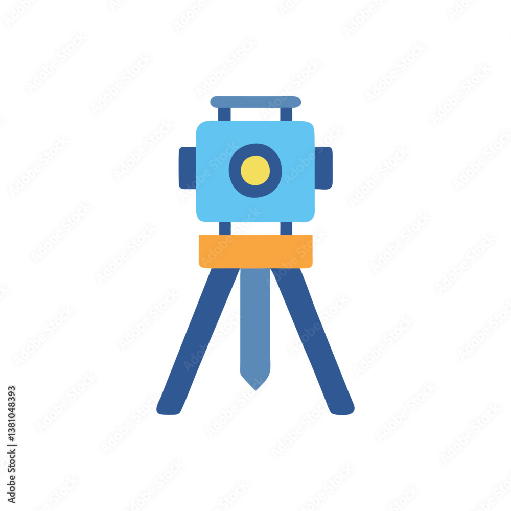 Surveying Tool Icon for Construction Projects Surveying Tool Icon for Construction Projects