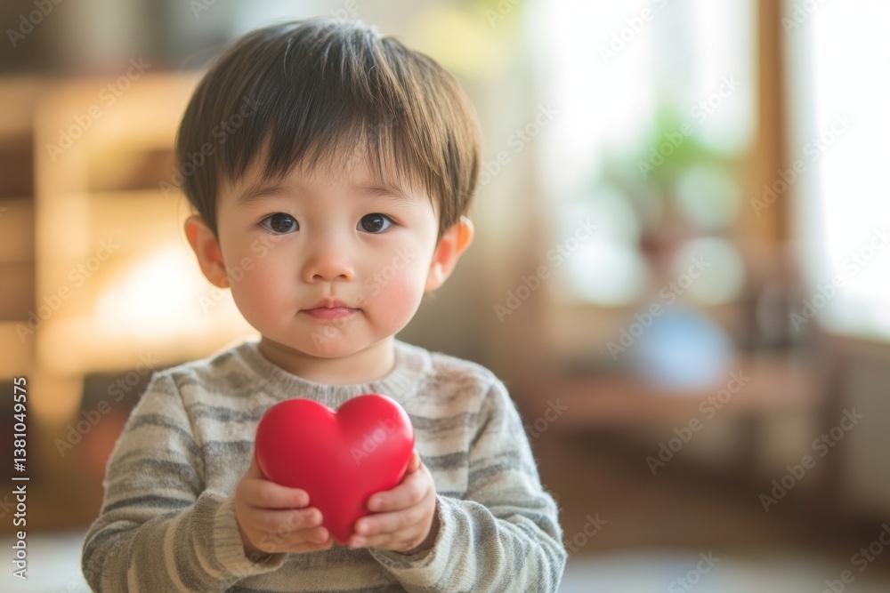 Valentine's day greeting and funny gift. Serious face cute asian toddler boy with small paper heart in hands. Adorable child's love moment. February 14 cute kid. Funny kid with heart prop. Valentine's day greeting and funny gift. Serious face cute asian toddler boy with small paper heart in hands. Adorable child's love moment. February 14 cute kid. Funny kid with heart prop.