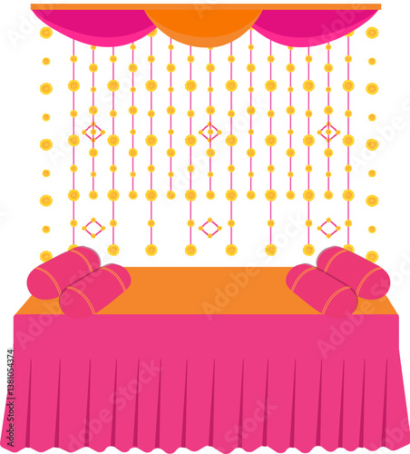 Haldi ceremony background