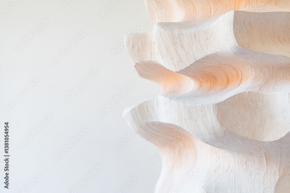 capture close-up image of abstract sculpture or unique art installation at exhibition including ample copy space capture close-up image of abstract sculpture or unique art installation at exhibition including ample copy space