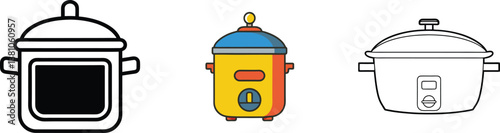Slow Cooker Illustrations Design Concepts, Styles, and Variations