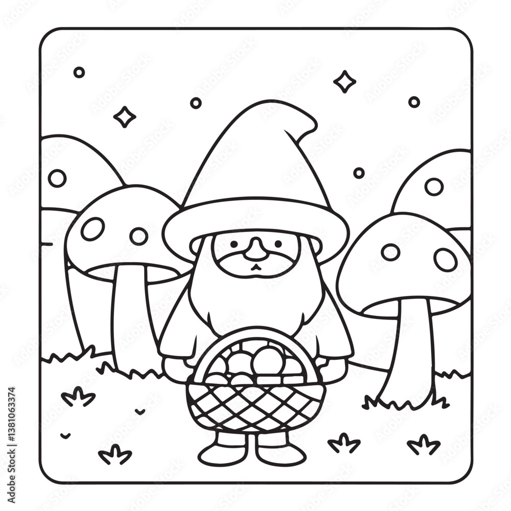 Fototapeta Easter, Easter Coloring Book, Easter Coloring Pages, Bold & Easy Coloring Page, Black & White Design, easter bunny coloring page, easter egg coloring page, easter collection easter Vector illustration