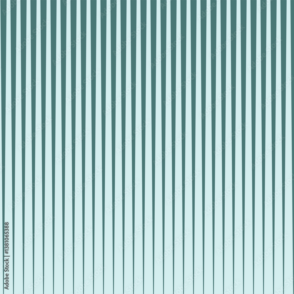 Obraz premium simple seegreen colour thik to thin line pattern on light blue background.